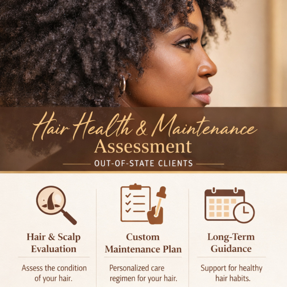 Virtual Hair Health Assessment at Crystals and Curls Natural Hair Studio in Peachtree Corners, GA