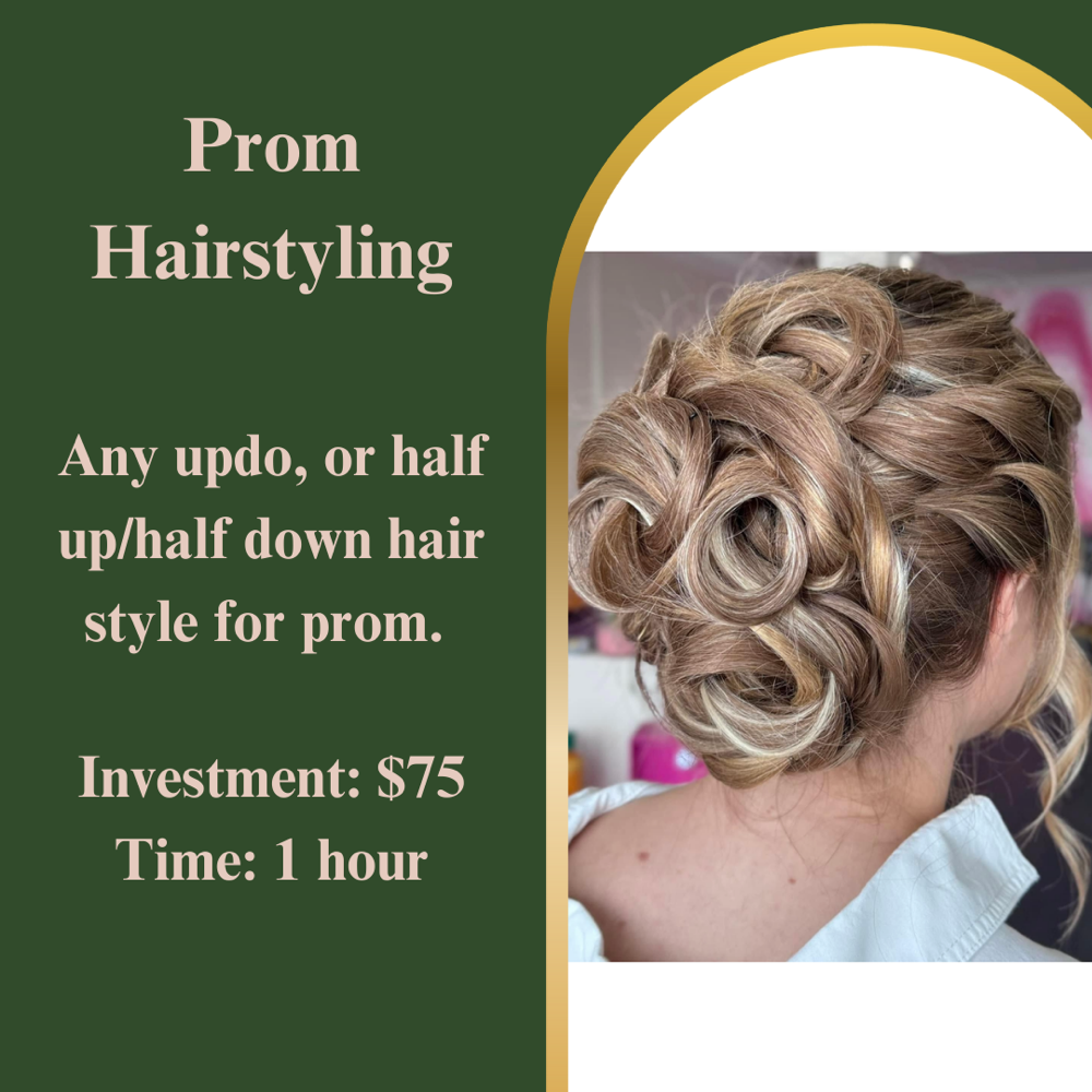 PROM HAIRSTYLING