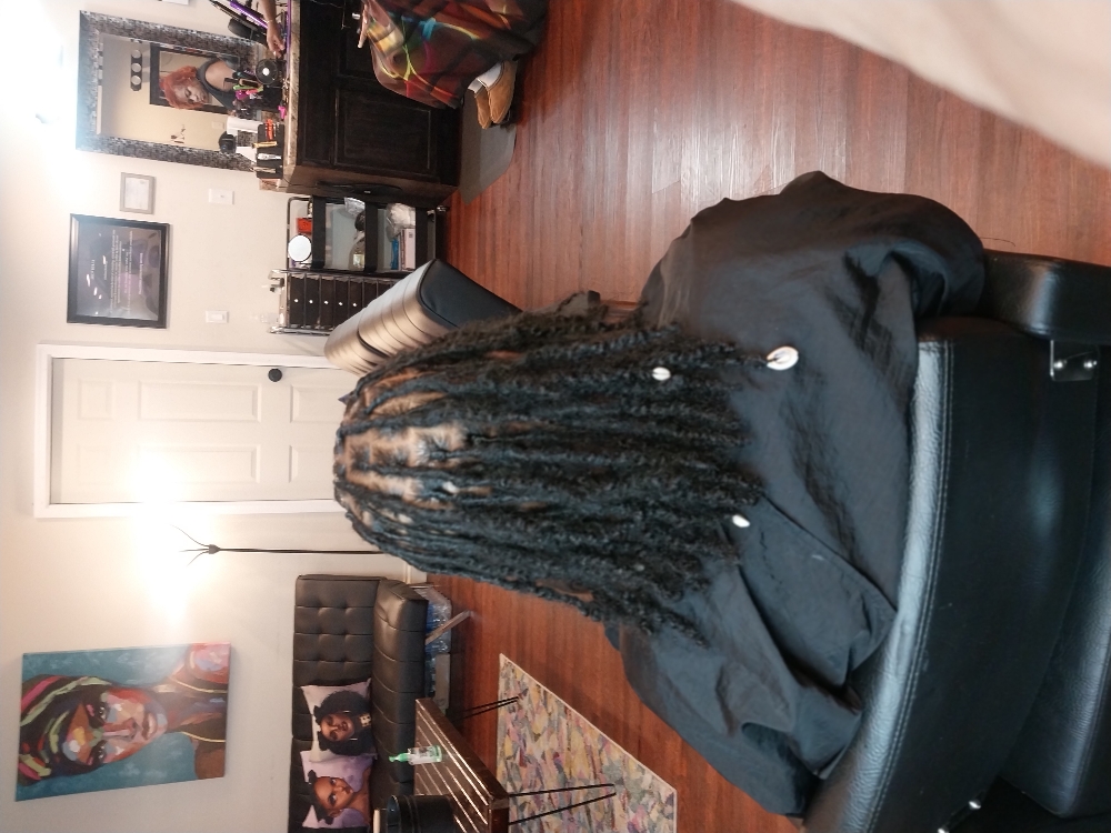 Start Locs With Two Stand Twist