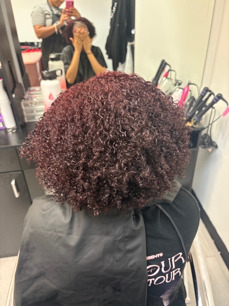 Half Braids/Half Wash & Go