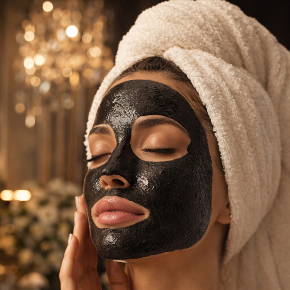 Charcoal Mask at Unwind Head Spa & Salon, LLC in Clarksville, TN