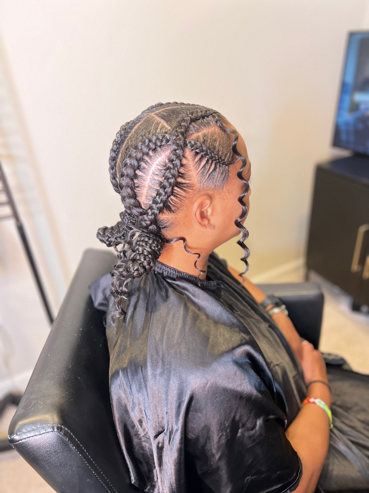4 Stitch Braids at Braider Queen in Laurel, MD