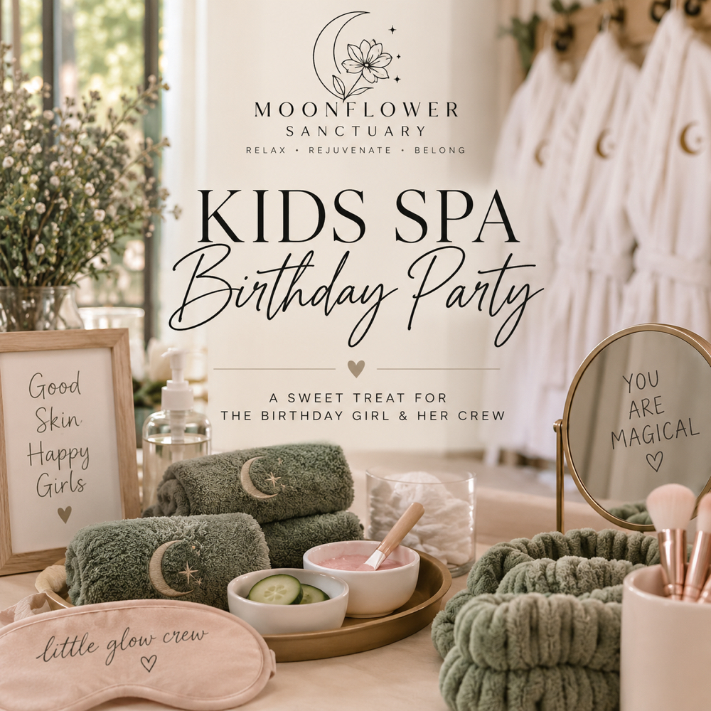 Kids Spa Birthday Party at The Moonflower Sanctuary in Fort Myers, FL