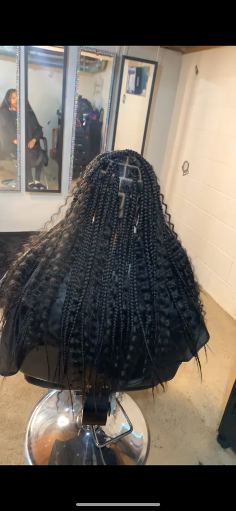 Boho Box Braids Large