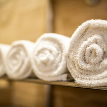 Hot towels at Healing Haven Holistic Health in Westport, MA