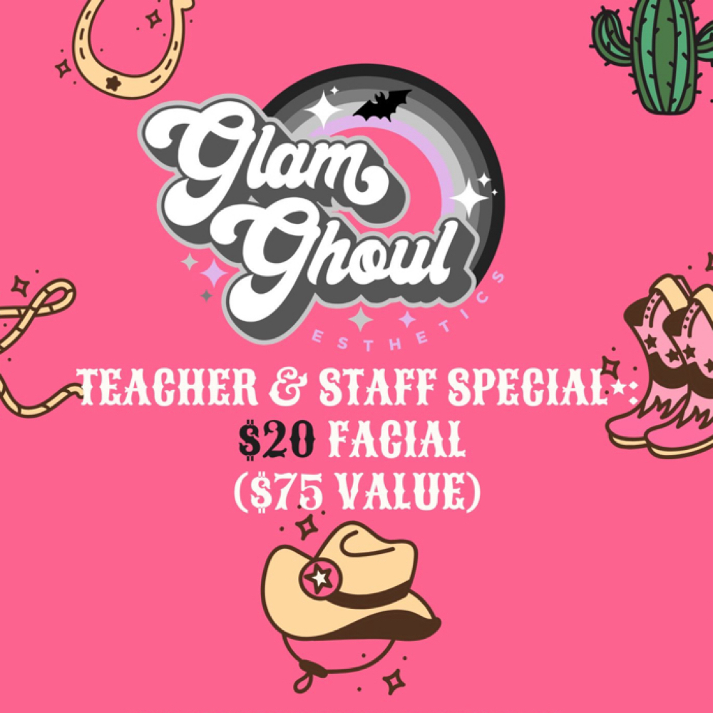 Teacher & Staff appreciation at Glam Ghoul Esthetics in Valrico, FL