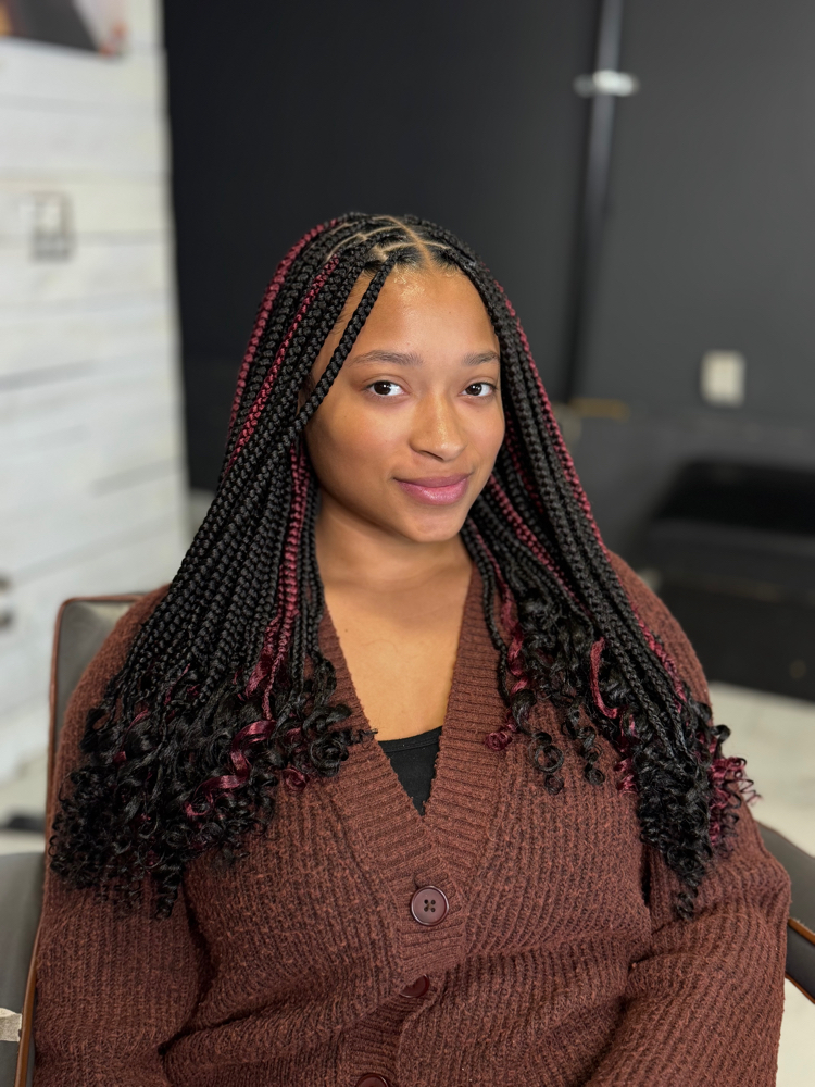 Medium Knotless Box Braids