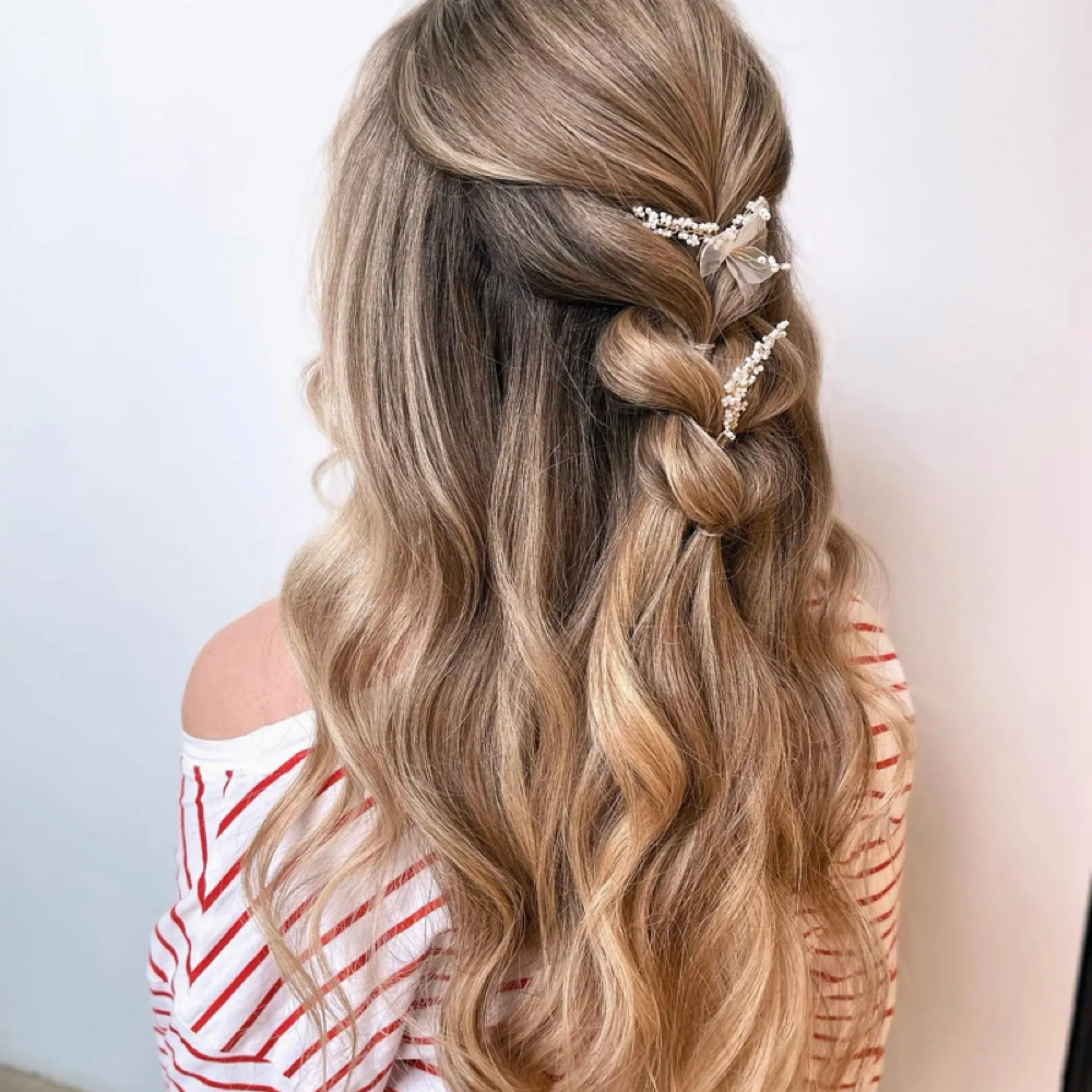 Hair Style at Lisa makeup world in Valley Stream, NY