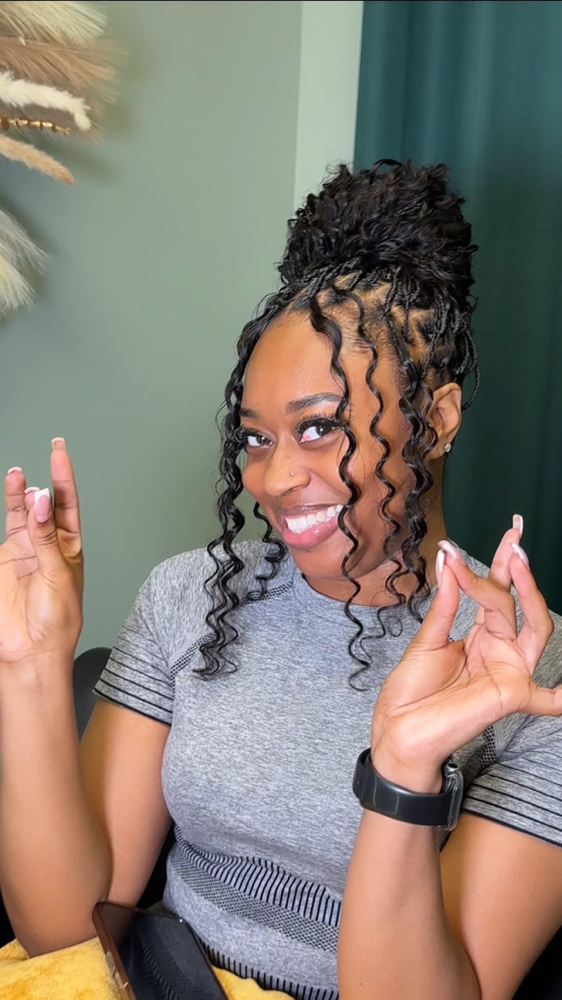 Medium Boho Braids w/Human Hair