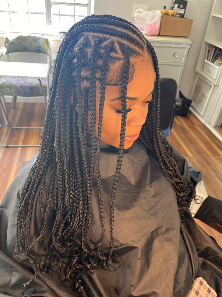 Flip Over Fulani Braids