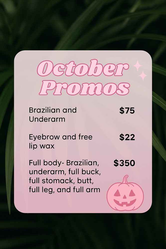 NOV PROMO Eyebrows & Lip Wax