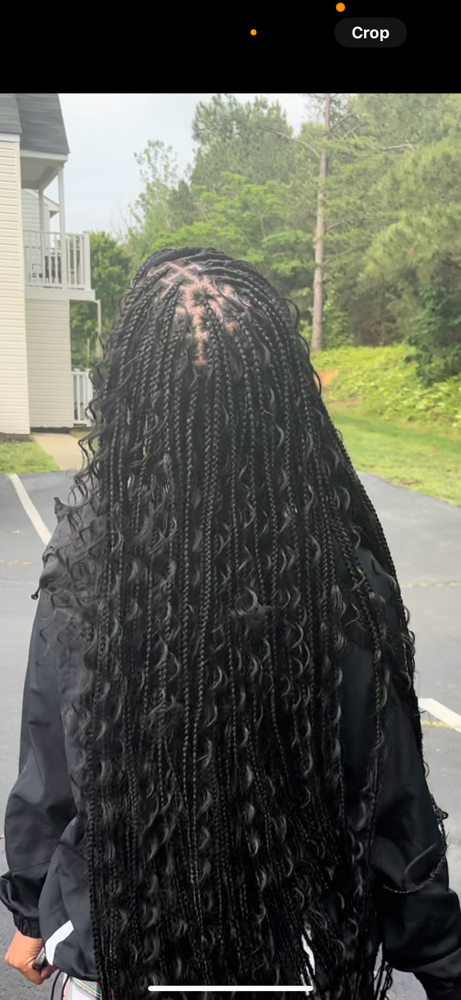 Small Knotless Braids