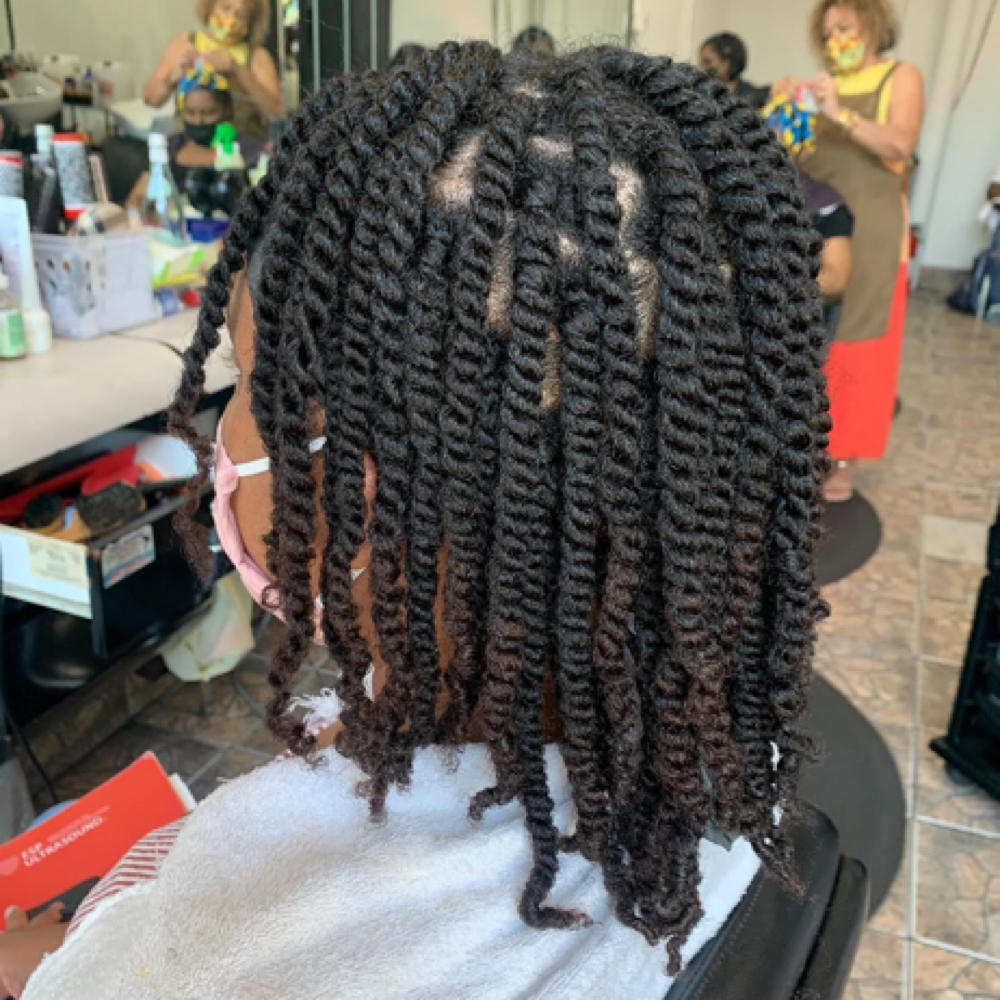 Medium Twists at Glo Luxe Beauty in New Rochelle, NY
