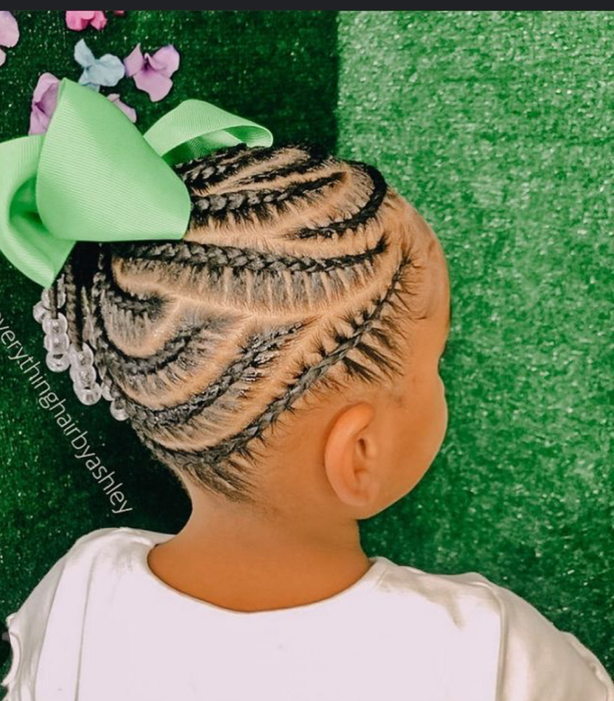 Cornrow with accessories