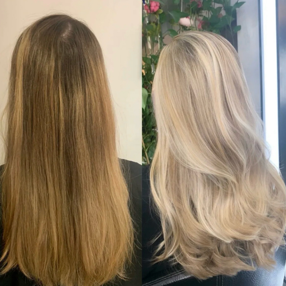 1/2 Highlights at Luxe Hair Lounge in brooklyn, NY