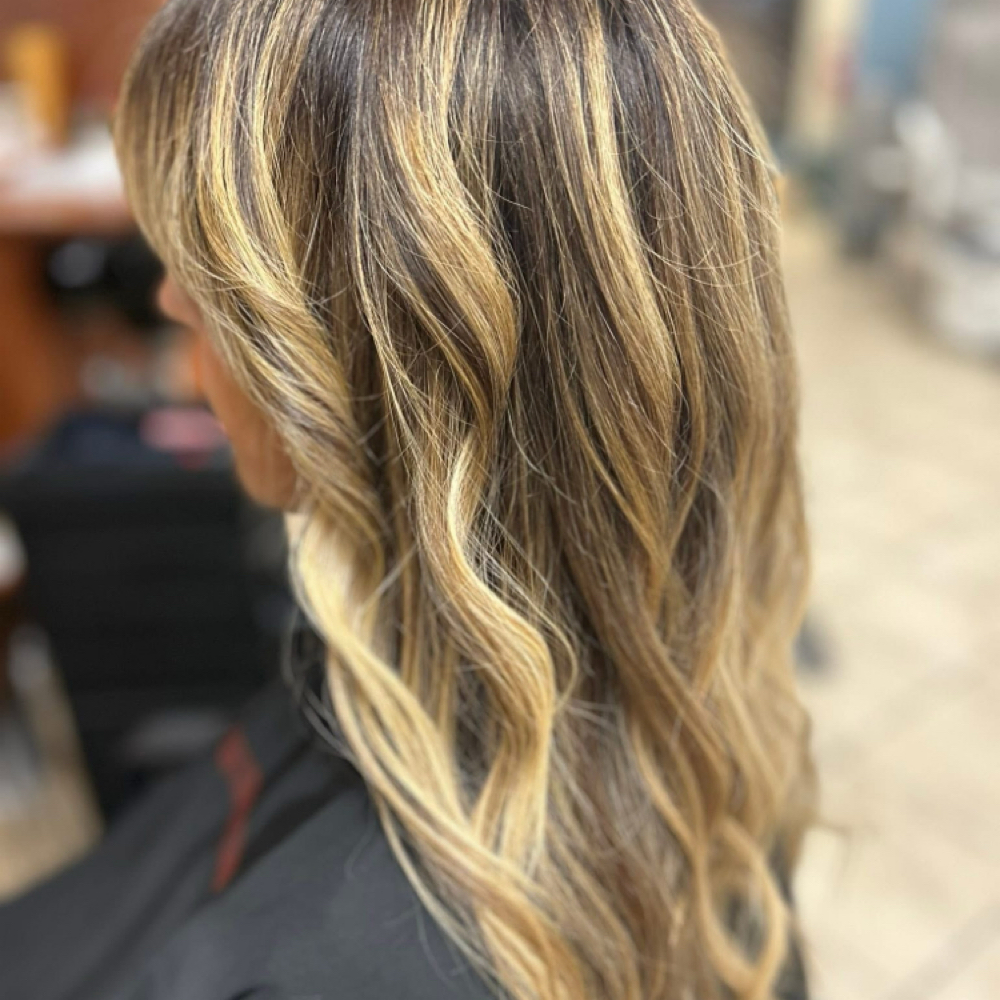 Root Color Touch Up + Partial Foil at Hair By The Blonde Stylist in Brevard, NC