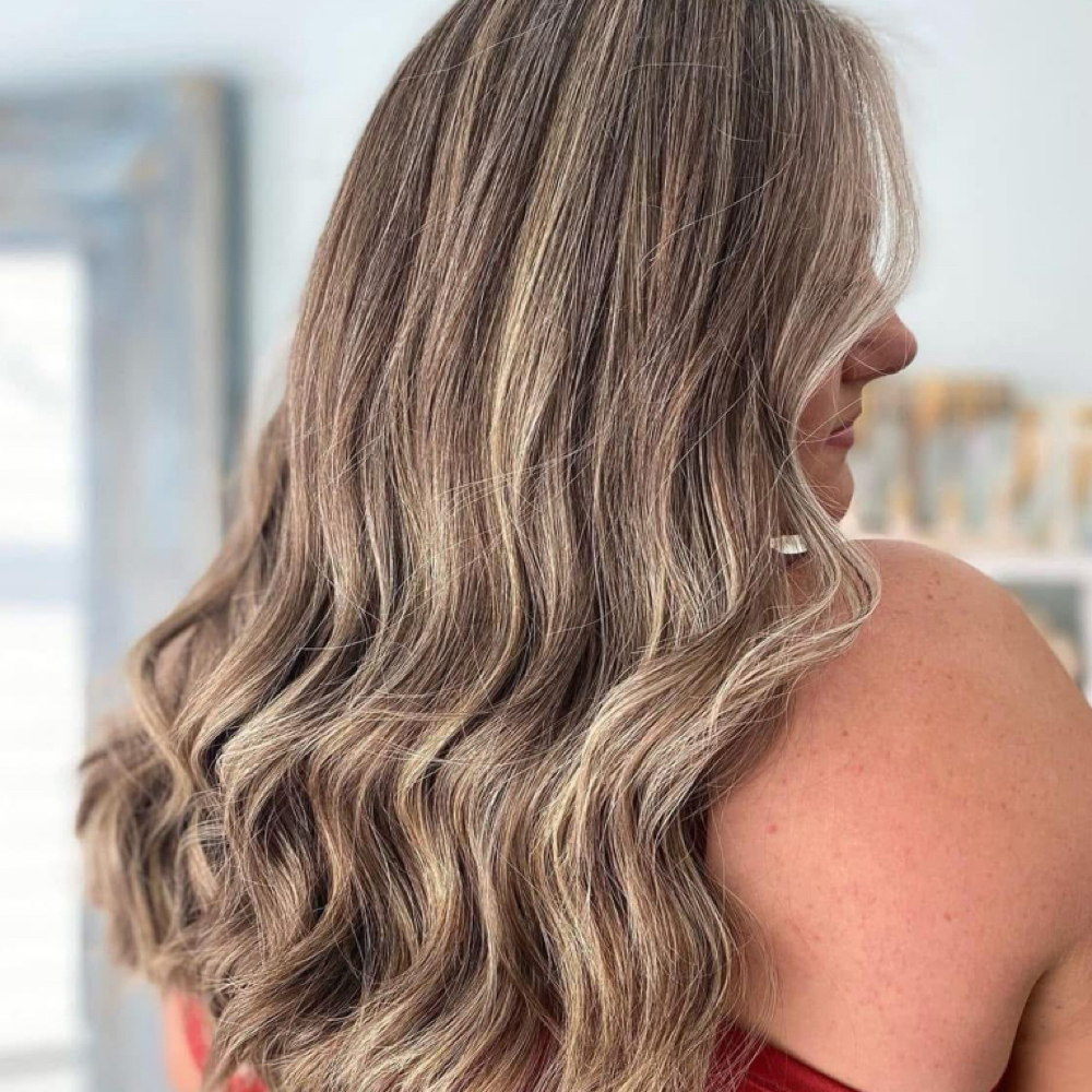 Root Color Touch Up + Partial Foil at Hair By The Blonde Stylist in Brevard, NC