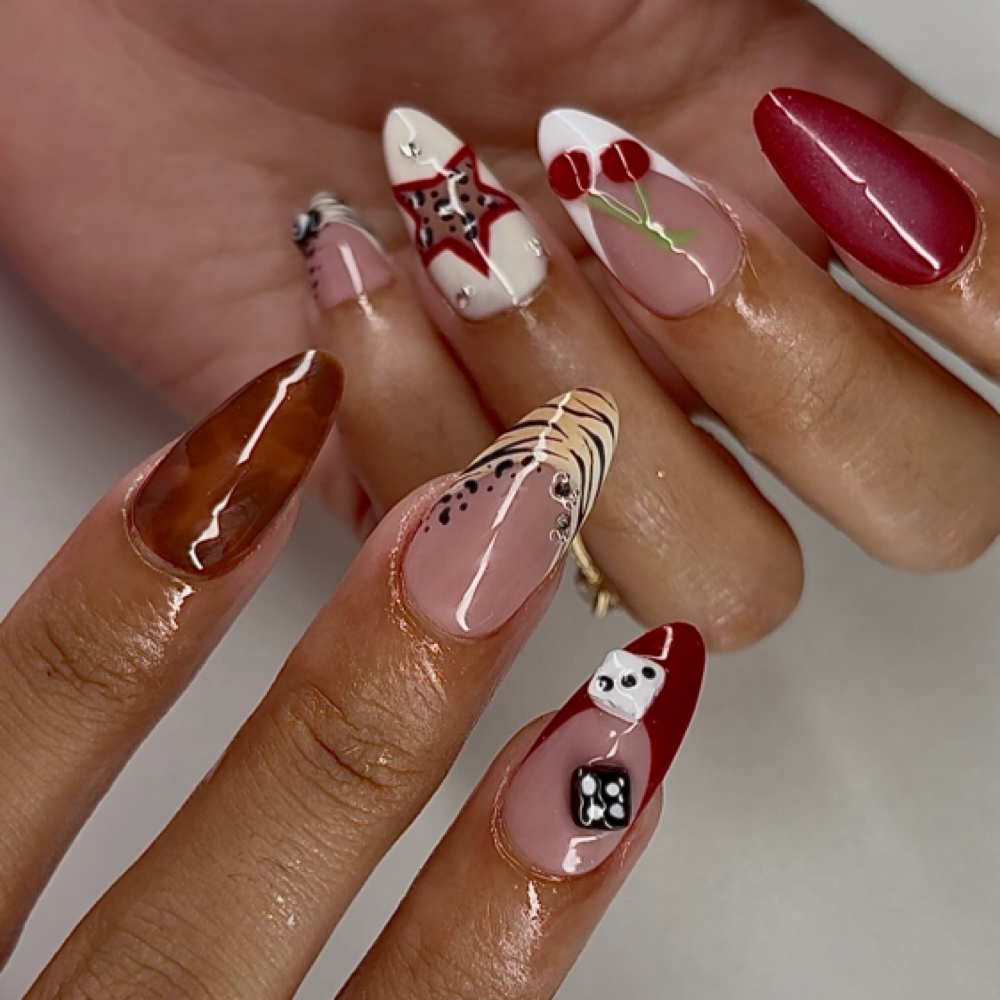 Complex Nail Art at SetsbyShorty in Downtown Los Angeles, CA