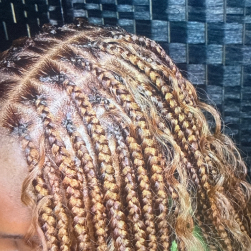 Med Knotless Braids at KENNIES CREATIONS in Winston Salem, NC