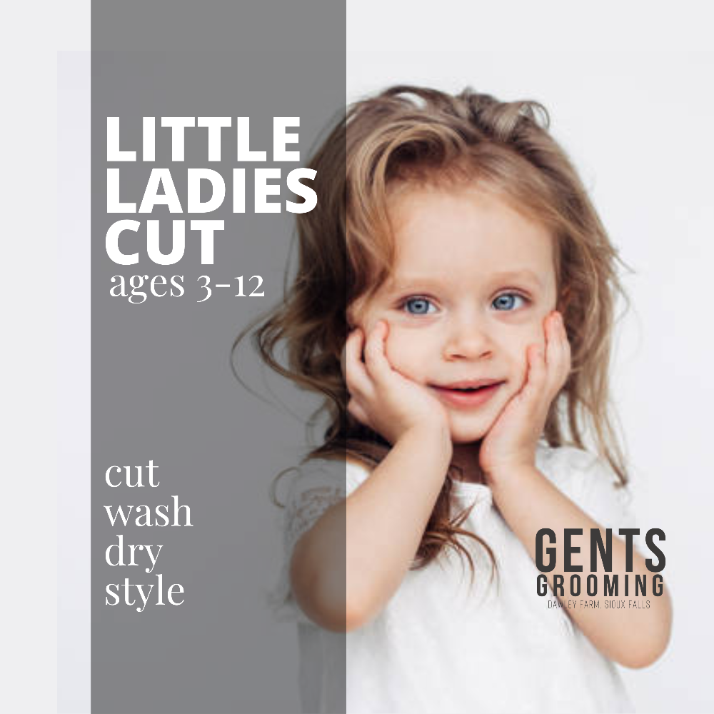 Little Ladies Haircut ( 3-12)