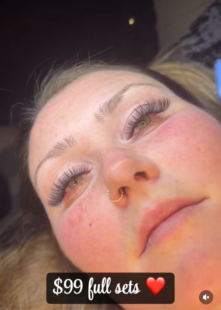 $99 Lash Sets. MONDAYS ONLY