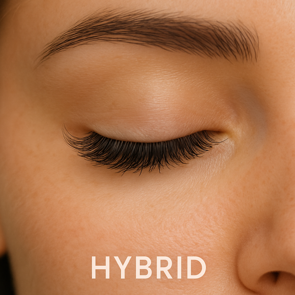 Hybrid Eyelash Extensions