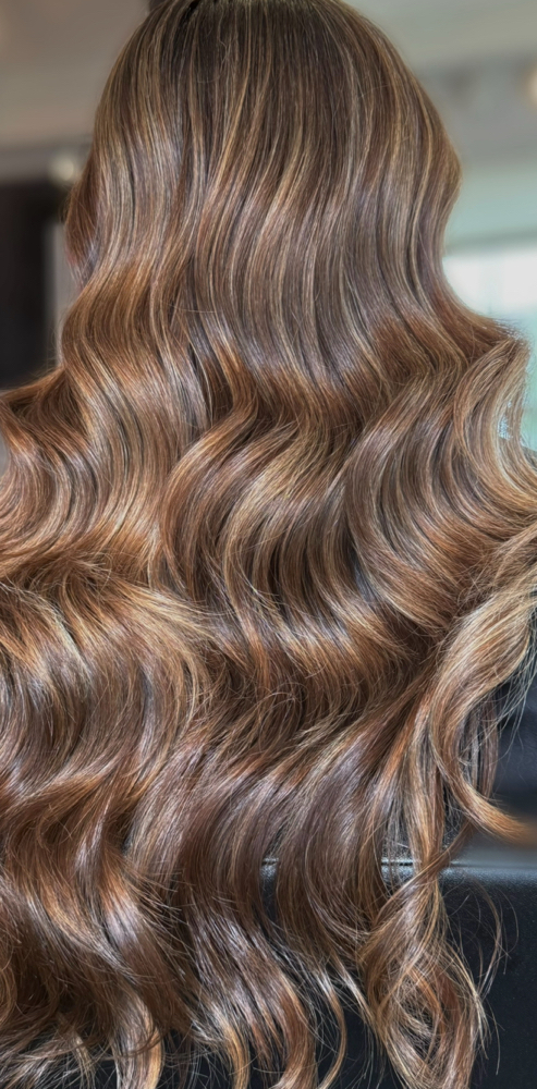 Reverse balayage/cut at Hair Canvas Studio in Bristol, RI