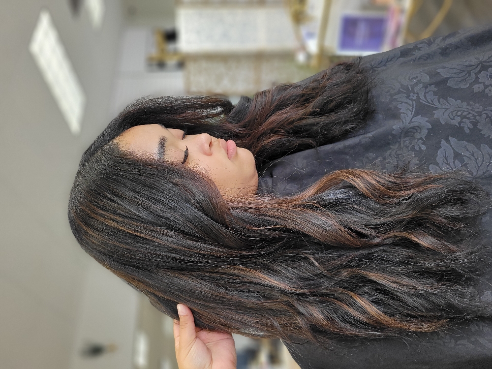 Curly Hair Wash And Blowout