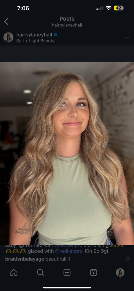 Root Smugde/tap/melt Add On at Hairbylaneyhall in Dandridge, TN