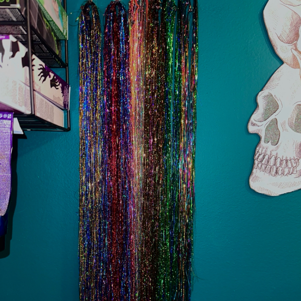 Hair Tinsel Extensions at Urban Edge Styles in Pecks Mill, WV