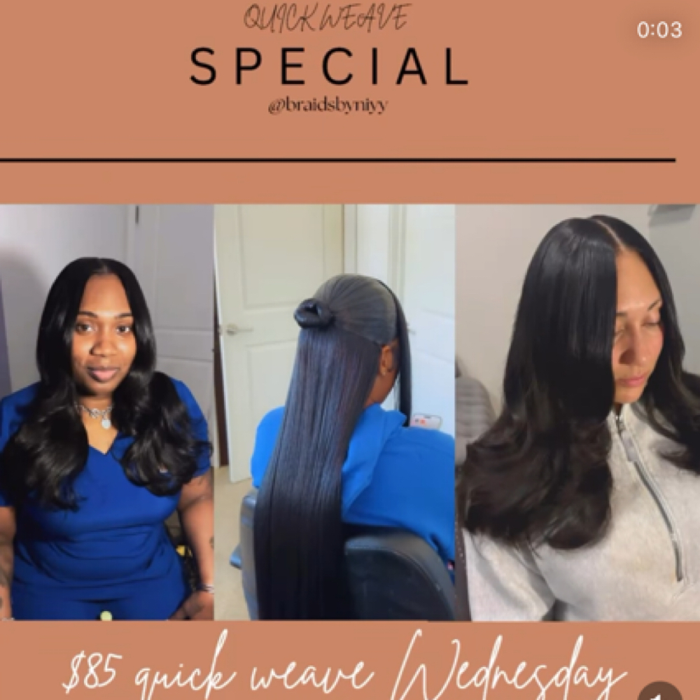 (Weave Special wednesday) at Braidsbyniyy in Towson, MD