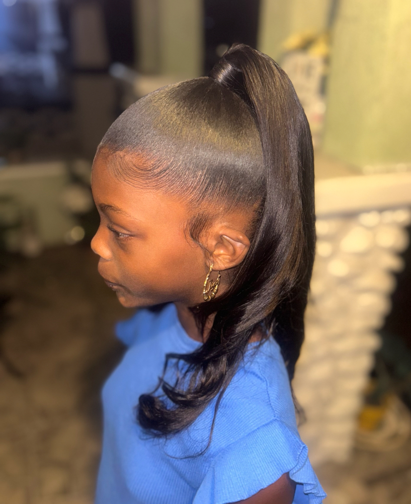 Girl’s Half up, Half down