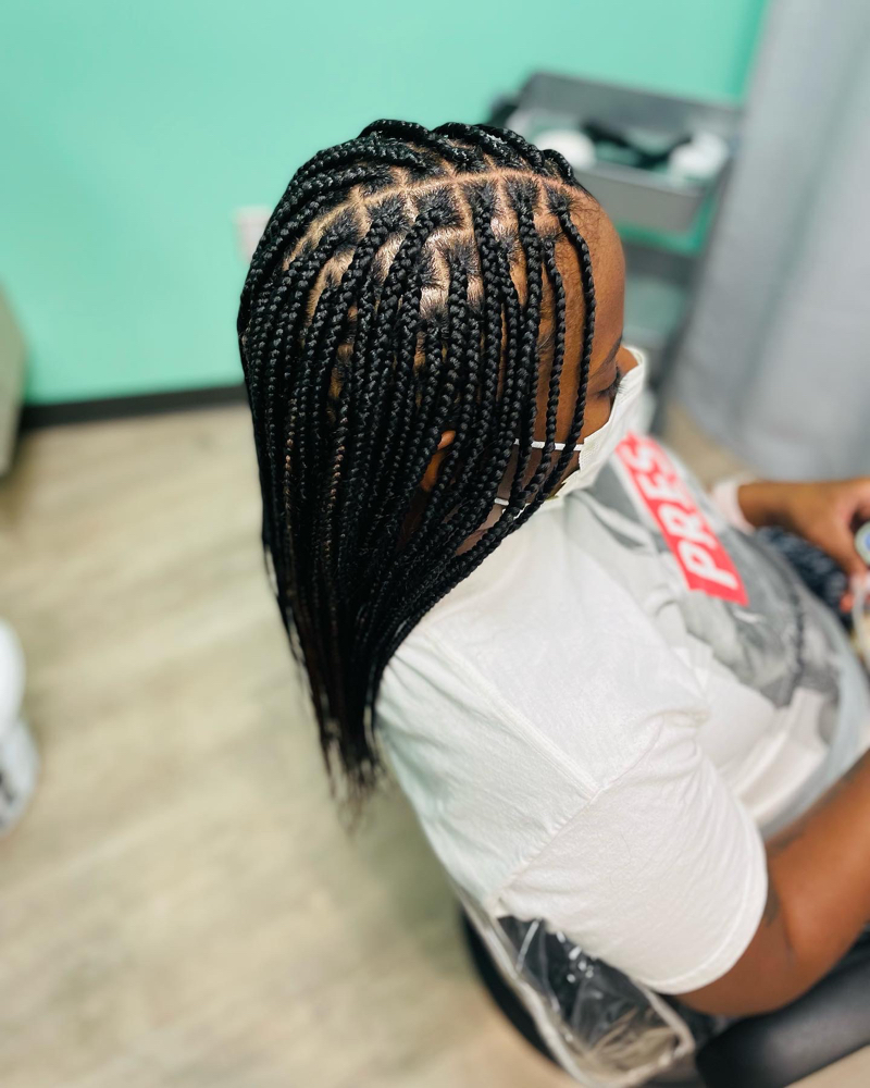 Small Knotless Braids