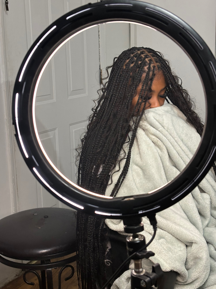 Small Boho Knotless at BeautyBraids By Quin in Milledgeville, GA