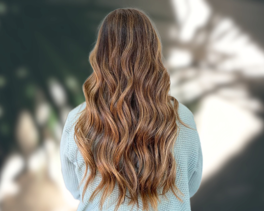 Partial Blonding at Katy At Wave Salon & Spa in Winchester, IN