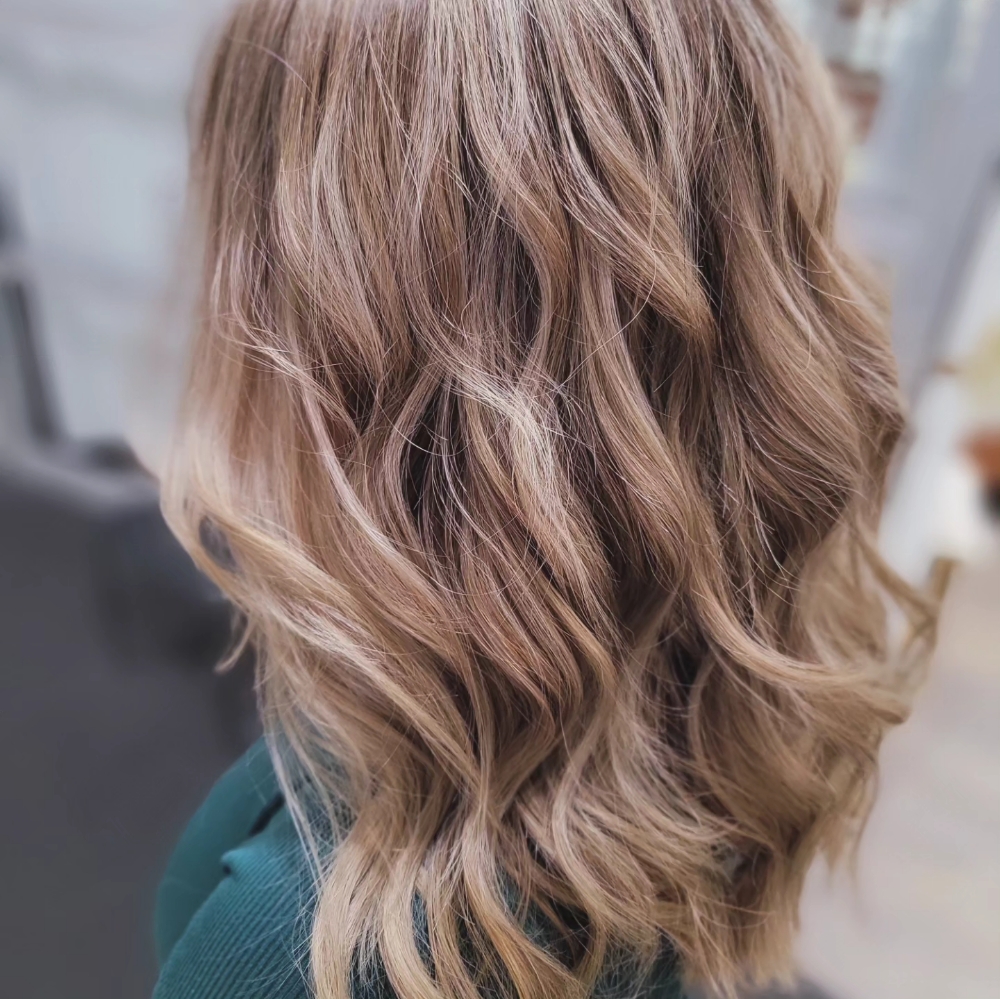 Haircut, Wash, and Blow dry
