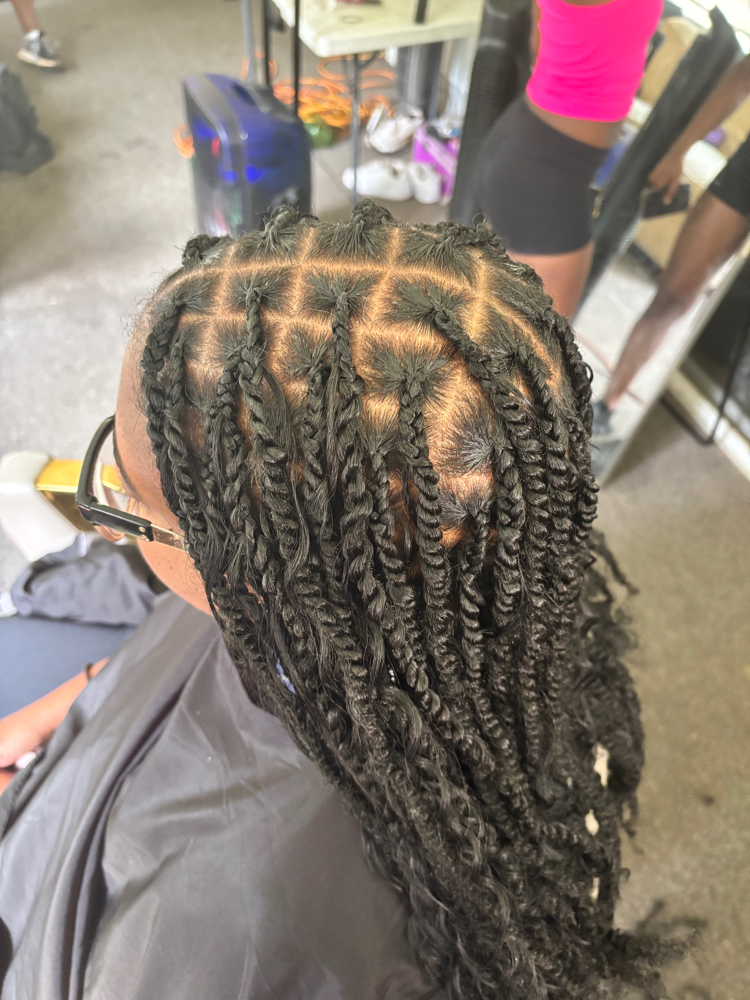 Island Twist  Medium With Boho at F&HBeautyllc in Chattanooga, TN