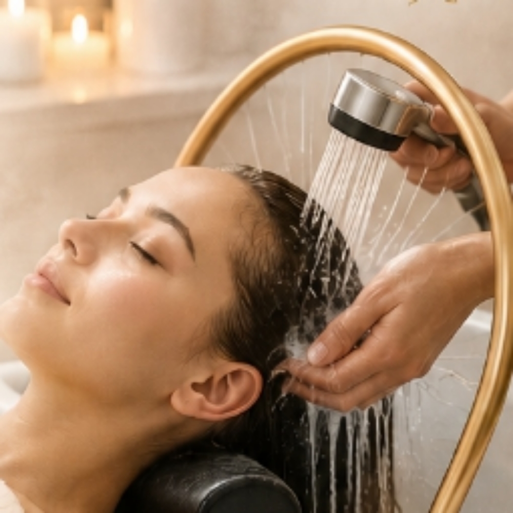 Japanese head SPA at QUA Beauty Bar in Clearwater, FL