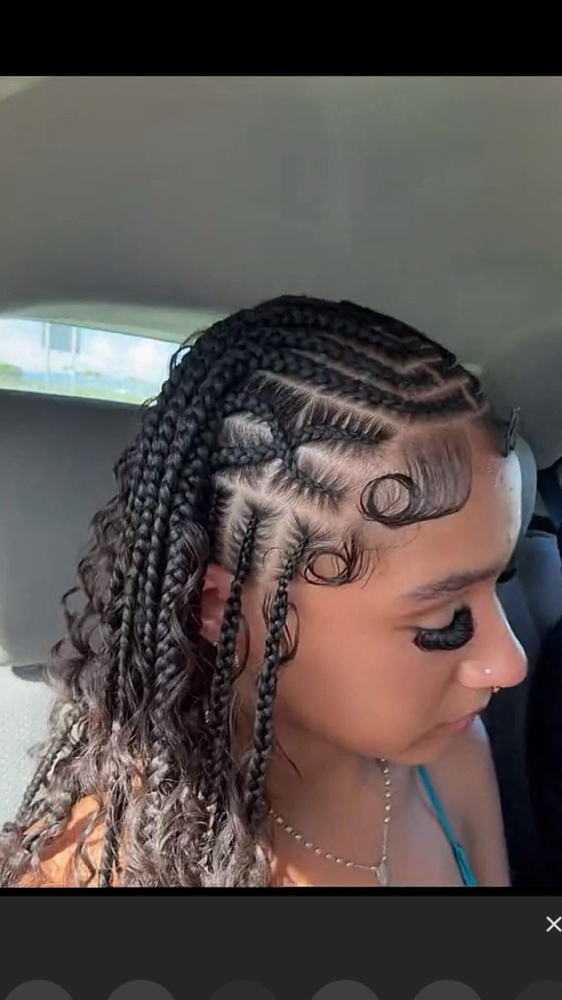 Tribal brais at The Luxe Hair Studio in new bedford, MA