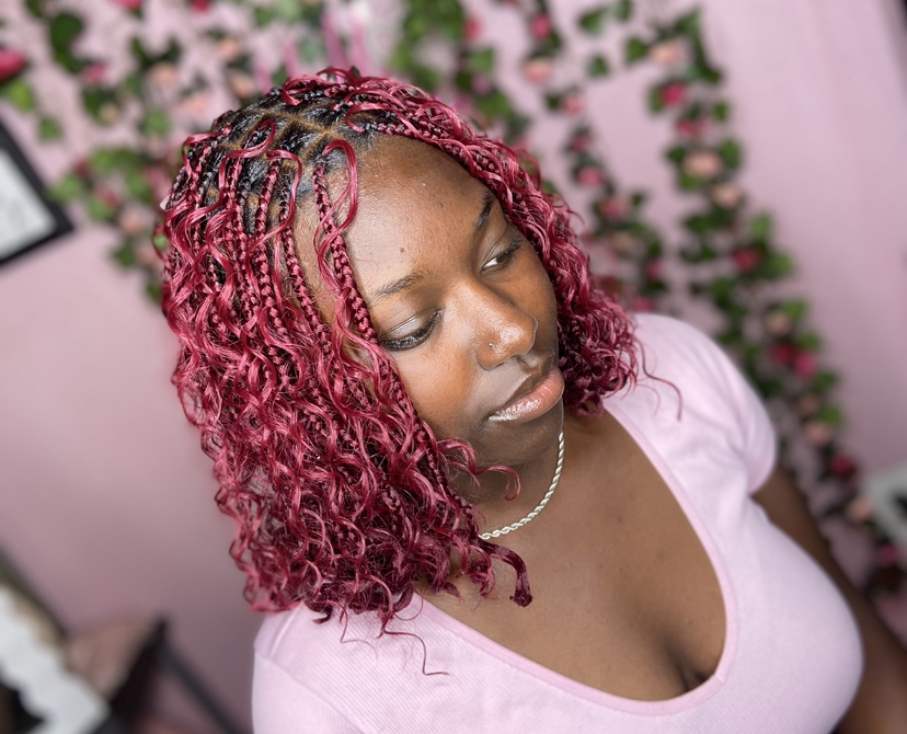 Small Boho Bob Knotless