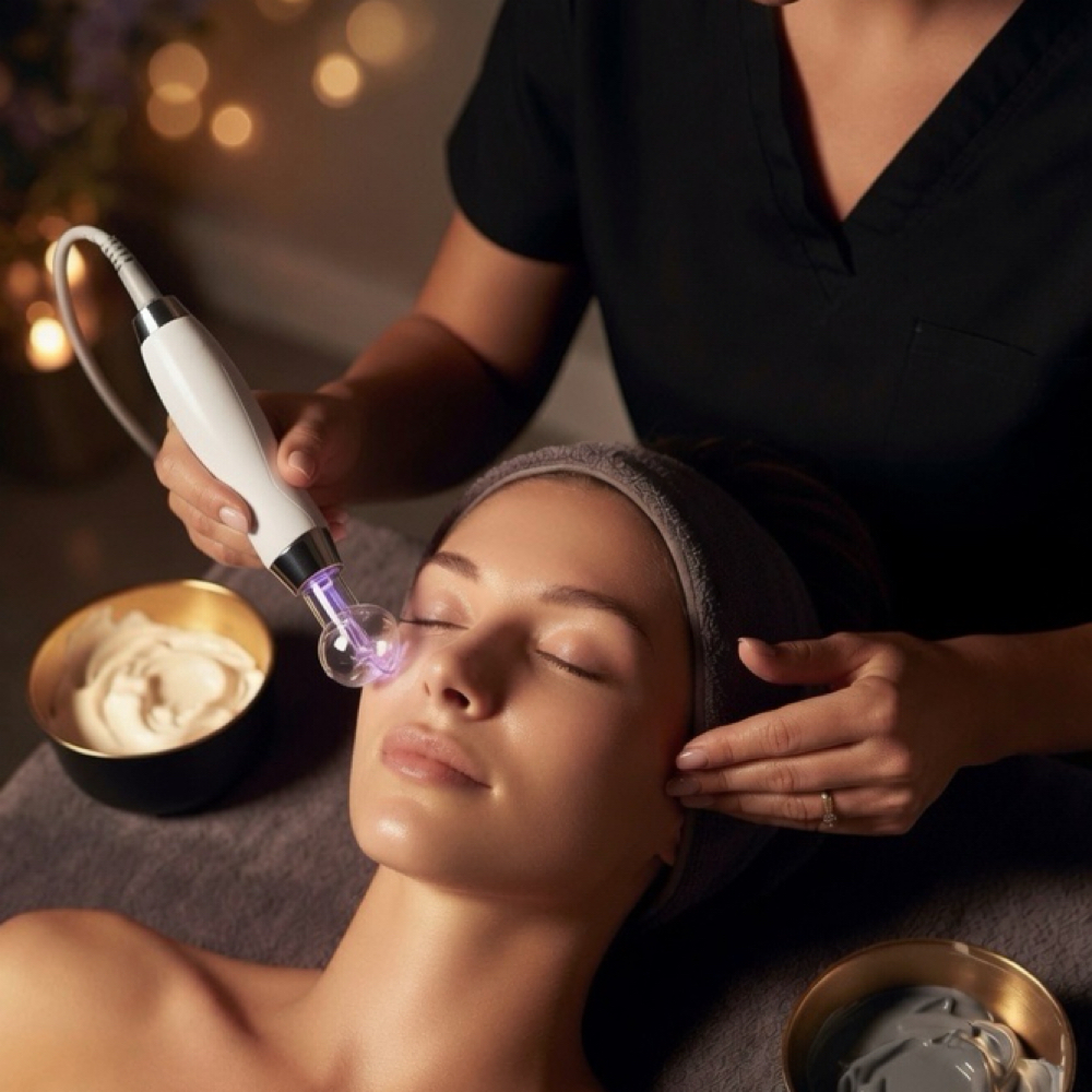 High Frequency Treatment at Lavender Moon Aesthetics & Salon in Sarasota, FL