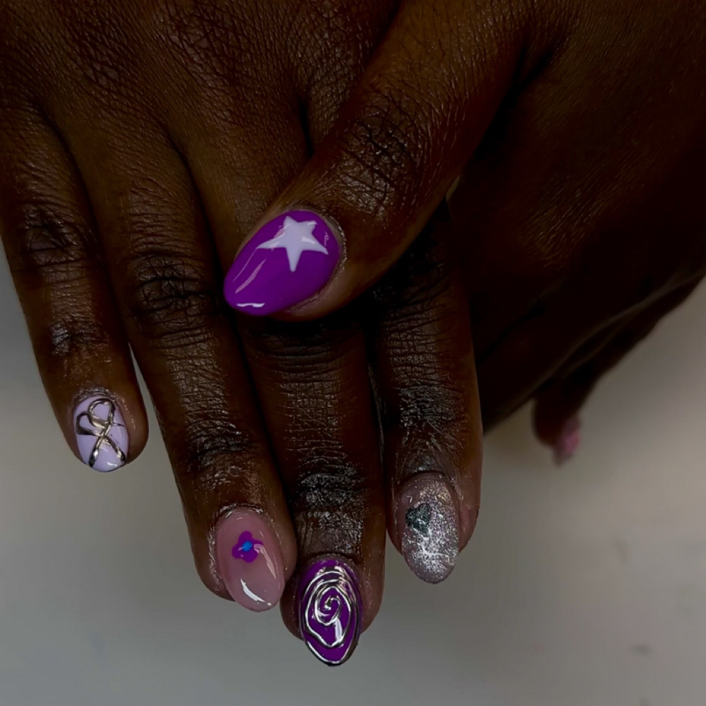 Structured Manicure at The Nail District in Reisterstown, MD