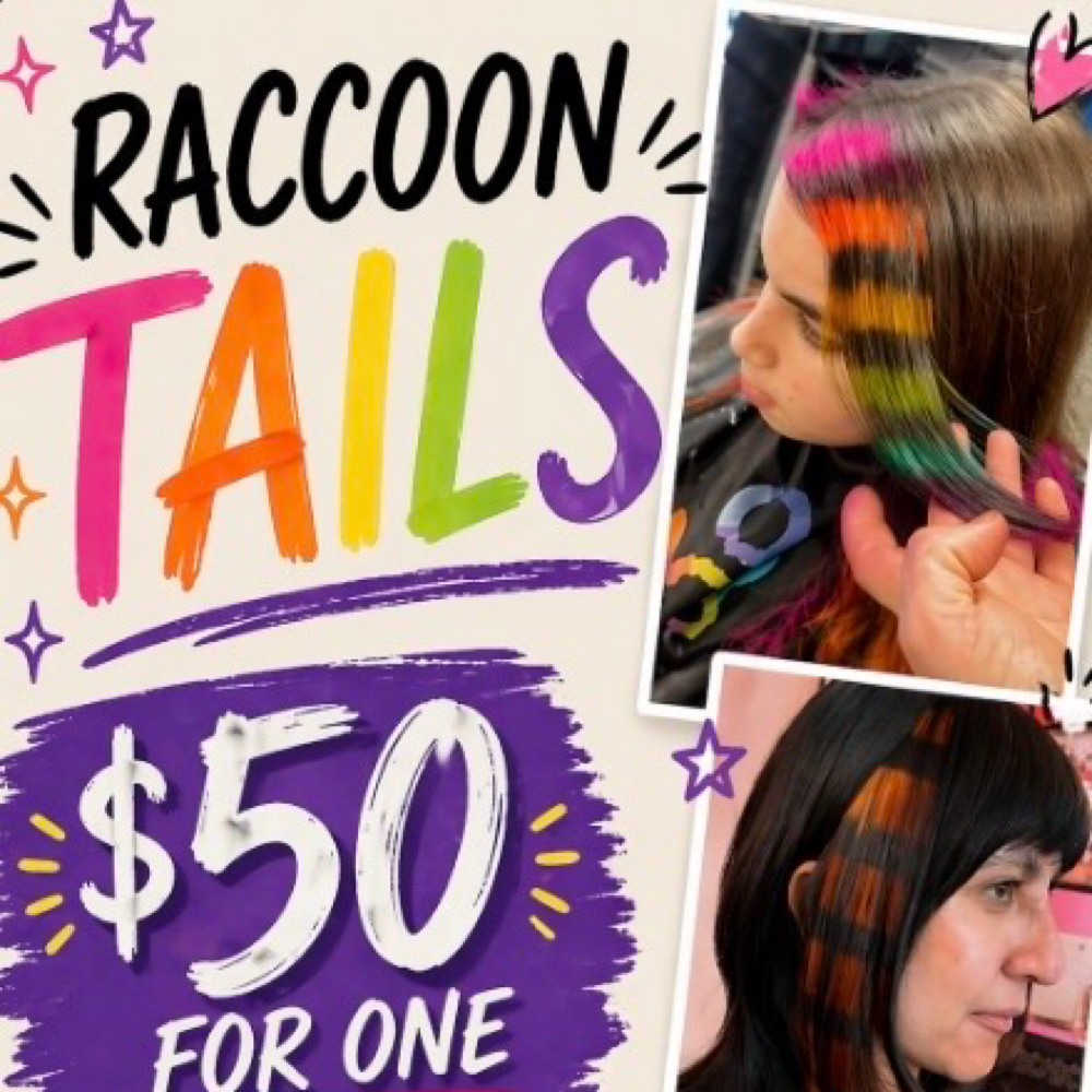 $50 Racoon Tail at Austin Dawson Hair in Marietta, GA