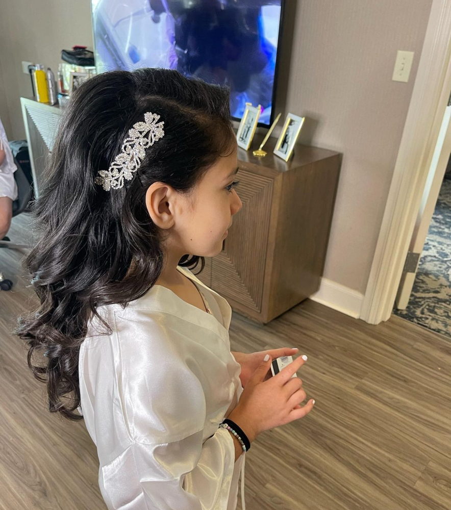 Flower Girl Hair Styling Age 5-7