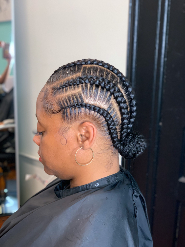 4-6 Straight Back Stitch Braids