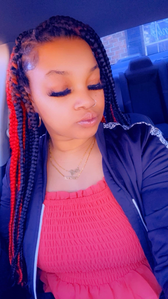 Knotless Over Locs