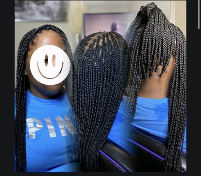 Small Box Braids at V Styles LLC in Horn Lake, MS