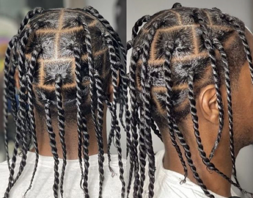 Large Two Strand Twist Natural Hair at To Be Crowned By Nina Lynn in Emmaus, PA