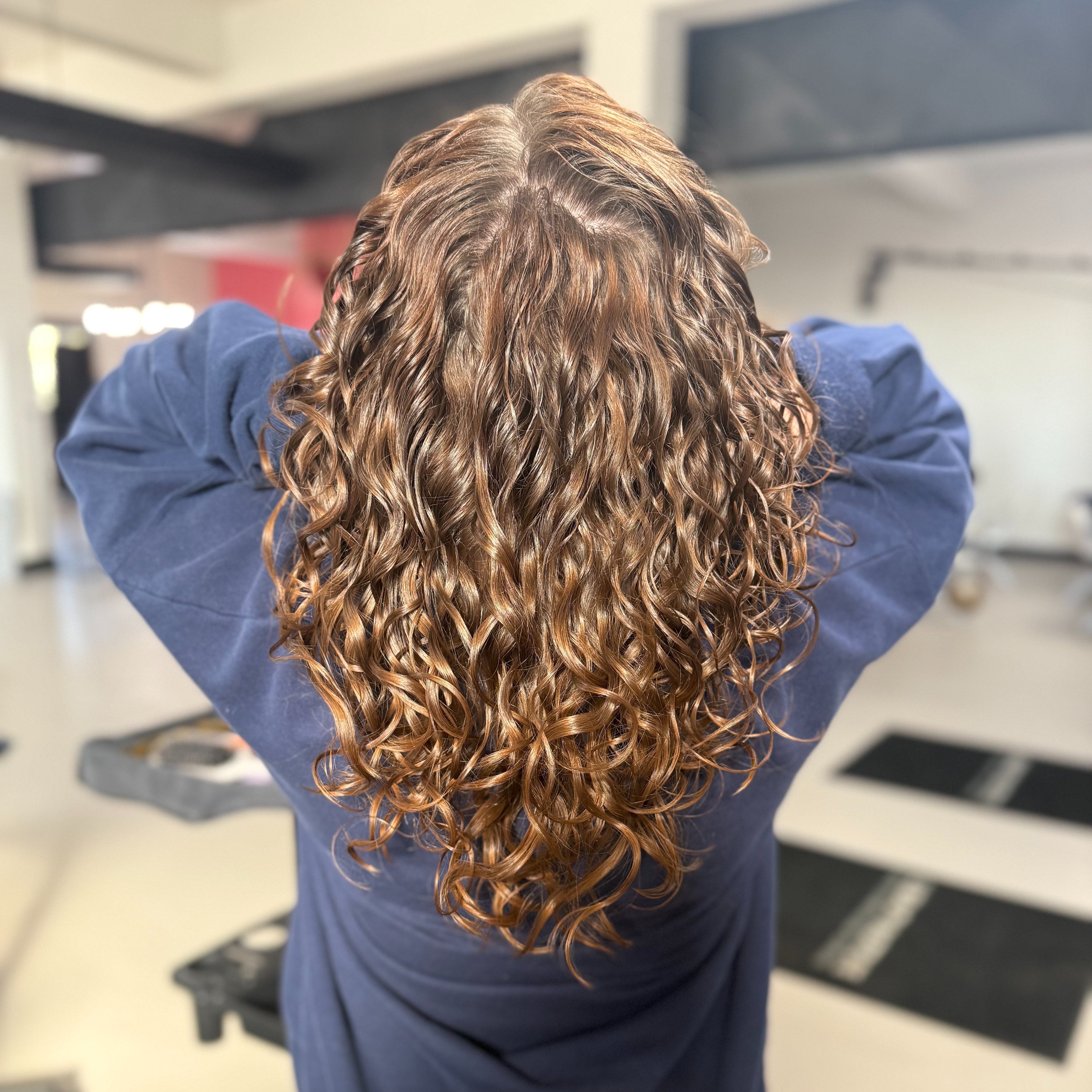 Curly Cut and Style at Crown & Canvas Designs in Abilene, TX