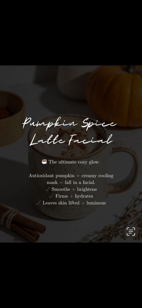 Pumpkin Spice Latte Facial